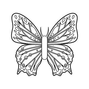 Butterfly Coloring Sheets
