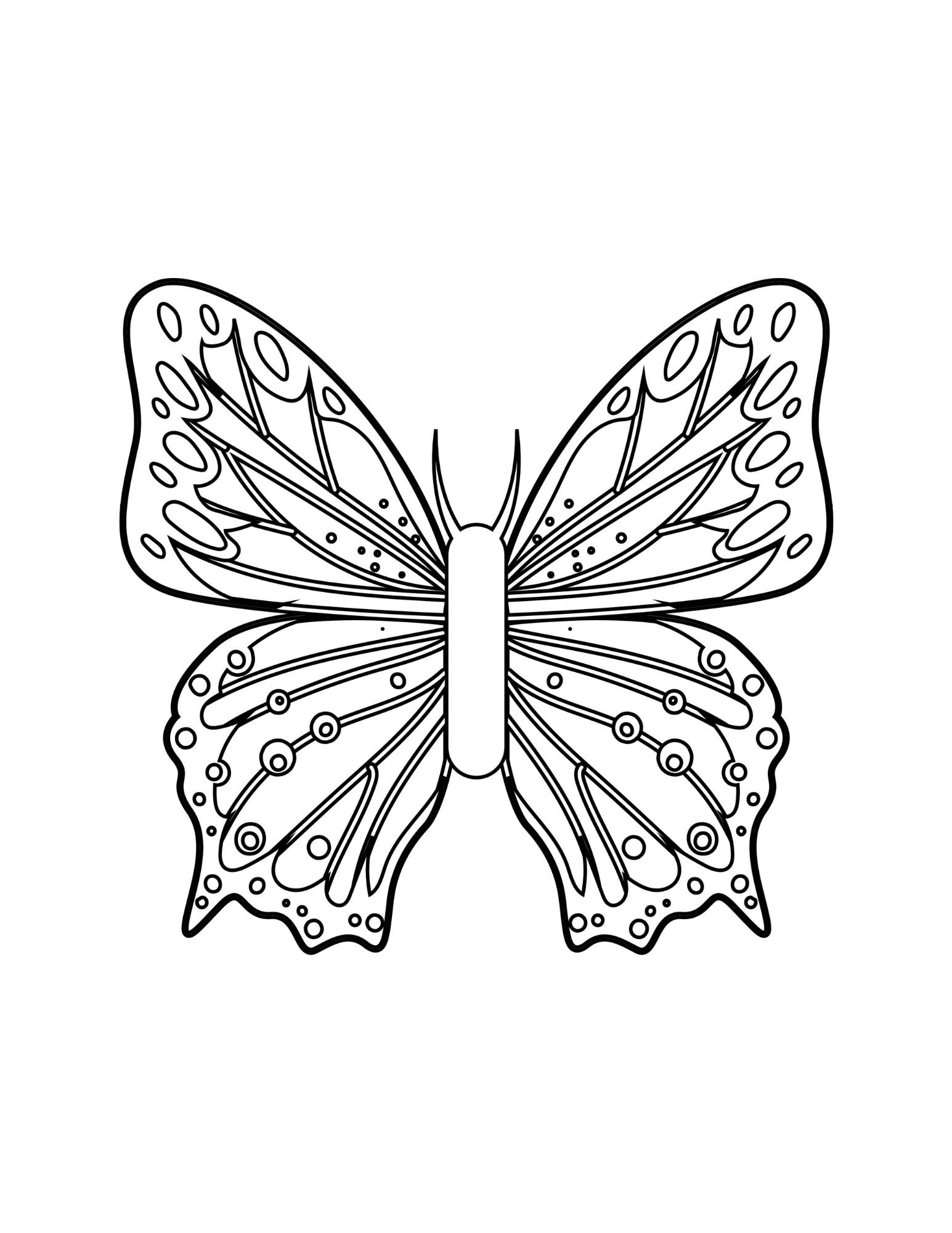Butterfly Coloring Sheets - Etsy