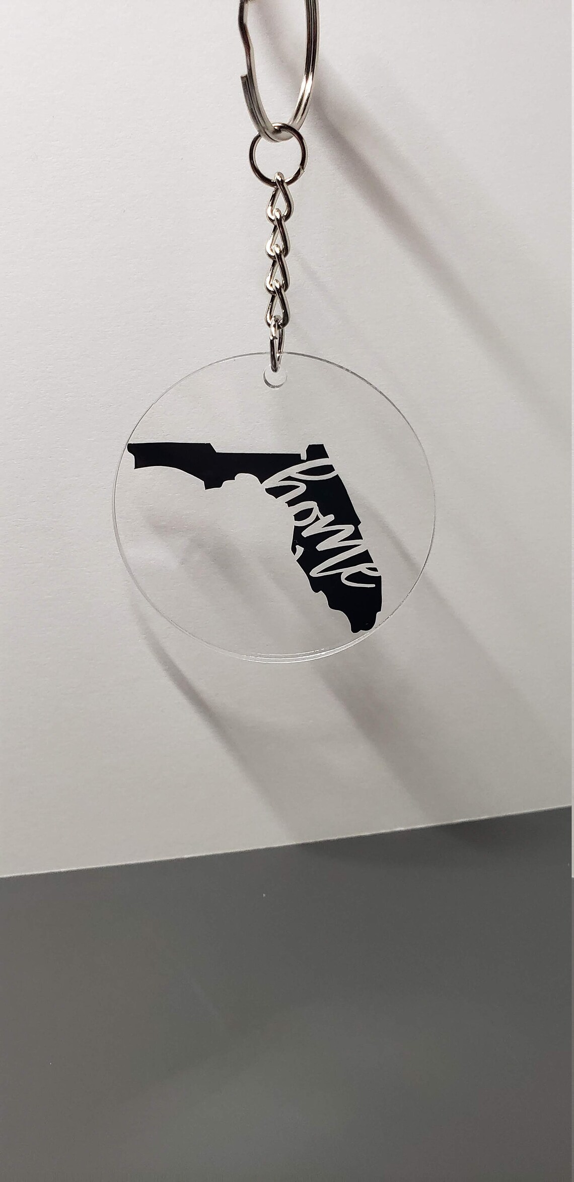 Home State Keychain All 50 States Etsy