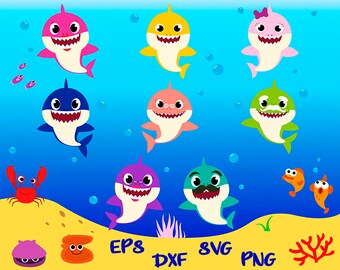 Free Free 53 Baby Shark Characters Svg SVG PNG EPS DXF File