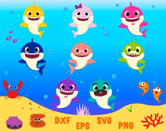 Family Shark Png Etsy Family Shark Png Etsy