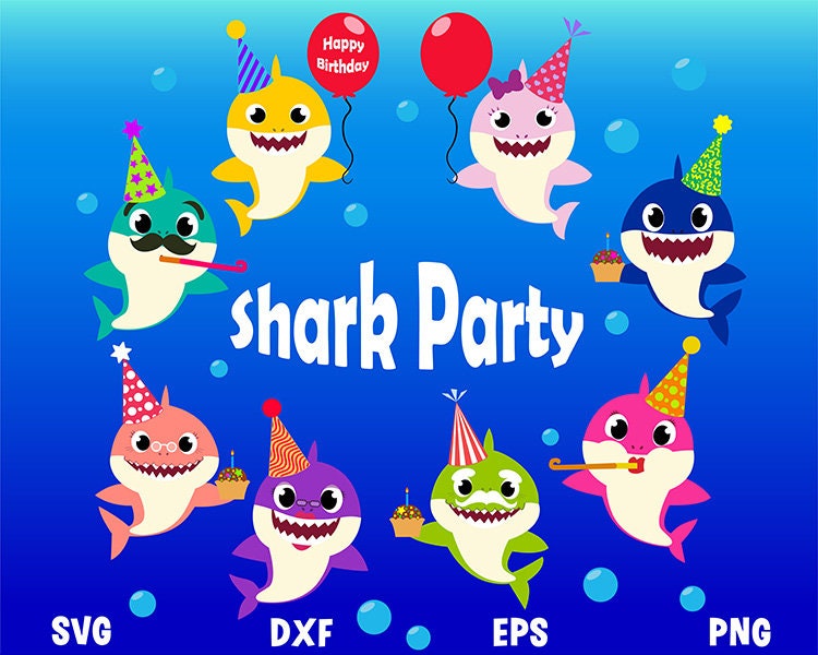 Free Free 345 Birthday Shark Shirt Svg SVG PNG EPS DXF File