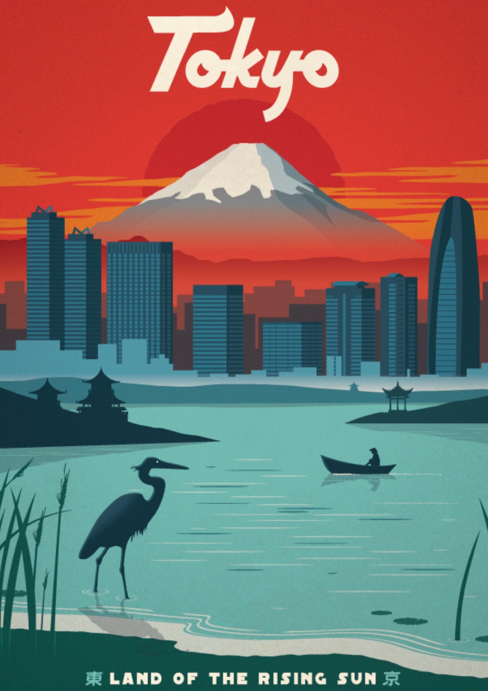 travel posters for japan