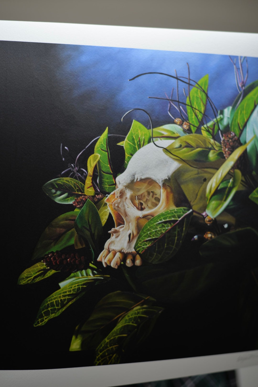 Oil Painting death of Paradise Limited Edition Giclee Print, Edition of