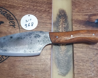 French handcrafted knife. Forged knife. Kitchen knife. Chef's knife. Japanese-inspired knife. Hardened. Blacksmith's knife. Utility knife.