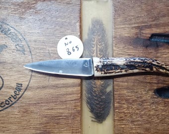 Handcrafted knife. Forged knife. Kitchen knife. Gift idea. French cutler. Hardened steel. Blacksmith knife collection