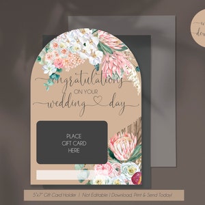 PORTA-CARTÃO DE PRESENTE de casamento, presente de casamento, presente para noiva, presente para noivo, download digital instantâneo