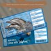 Printable SWIM WITH DOLPHINS Surprise Reveal Ticket, Gift Voucher ...
