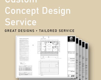 Custom House Concept Design Drawings