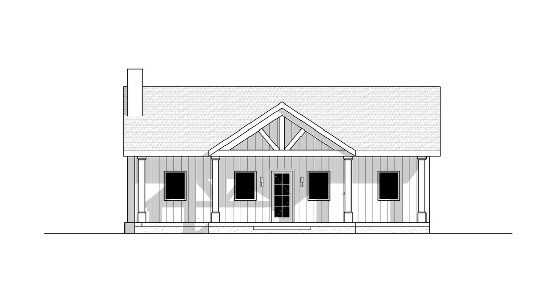 Cottage 3 Bed 2 Bath 40'x26' Custom House Plans and Blueprints Etsy