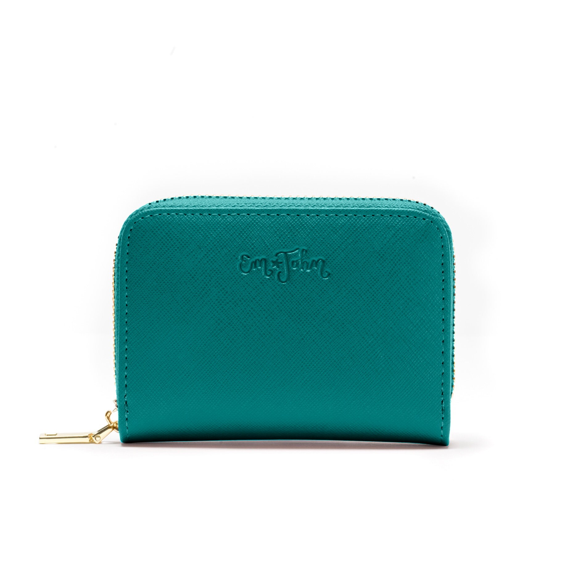 Em John Mini Leather Zip-around Card Wallet - Etsy