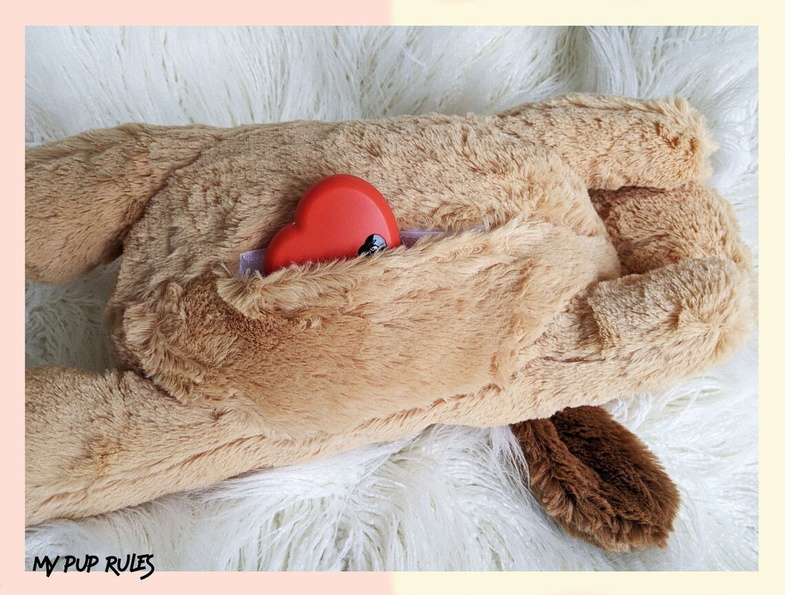 Warming Heartbeat Snuggle Pup Dog Puppy Plush Comforter Etsy
