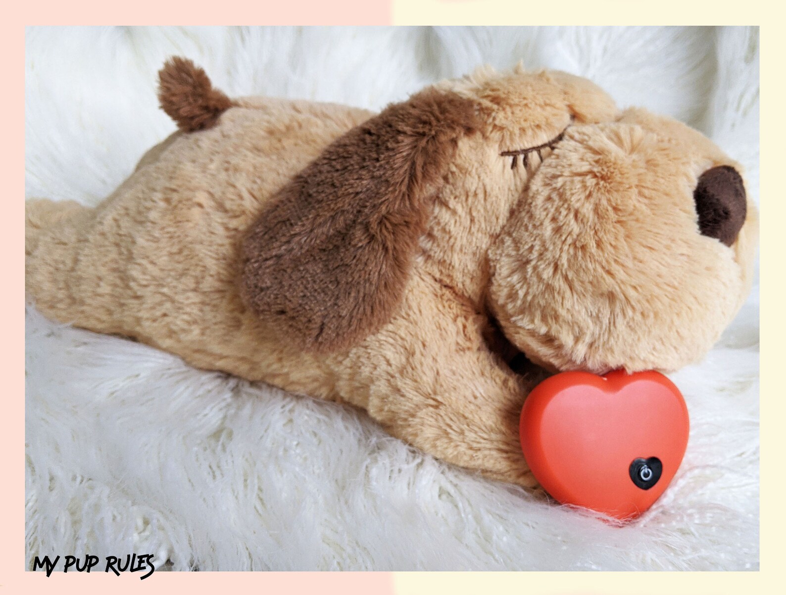 Warming Heartbeat Snuggle Pup Dog Puppy Plush Comforter Etsy