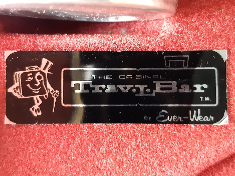 Portable Bar in Suitcase With Bar Tools Glasses Executair 101 Etsy