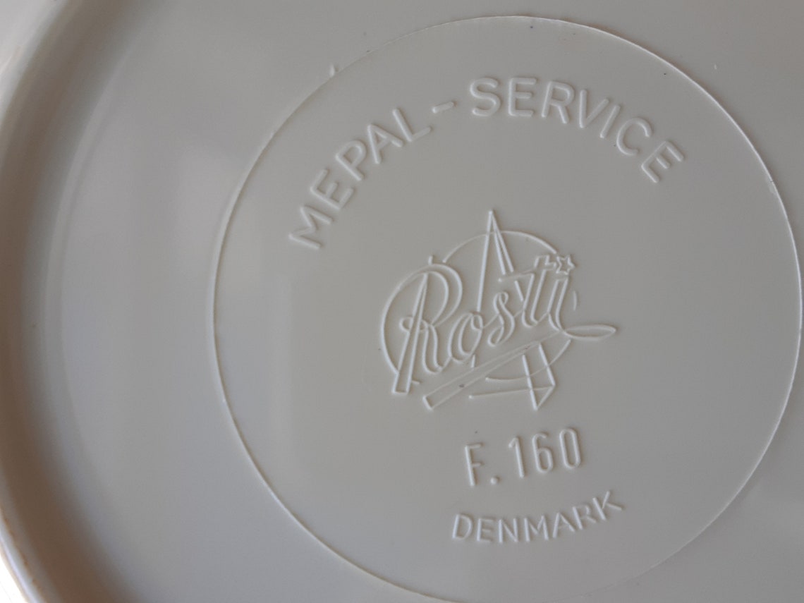 Lot De 6 Tasses à Café Vintage Rosti Mepal Jaune - Fabriqué Au Danemark
