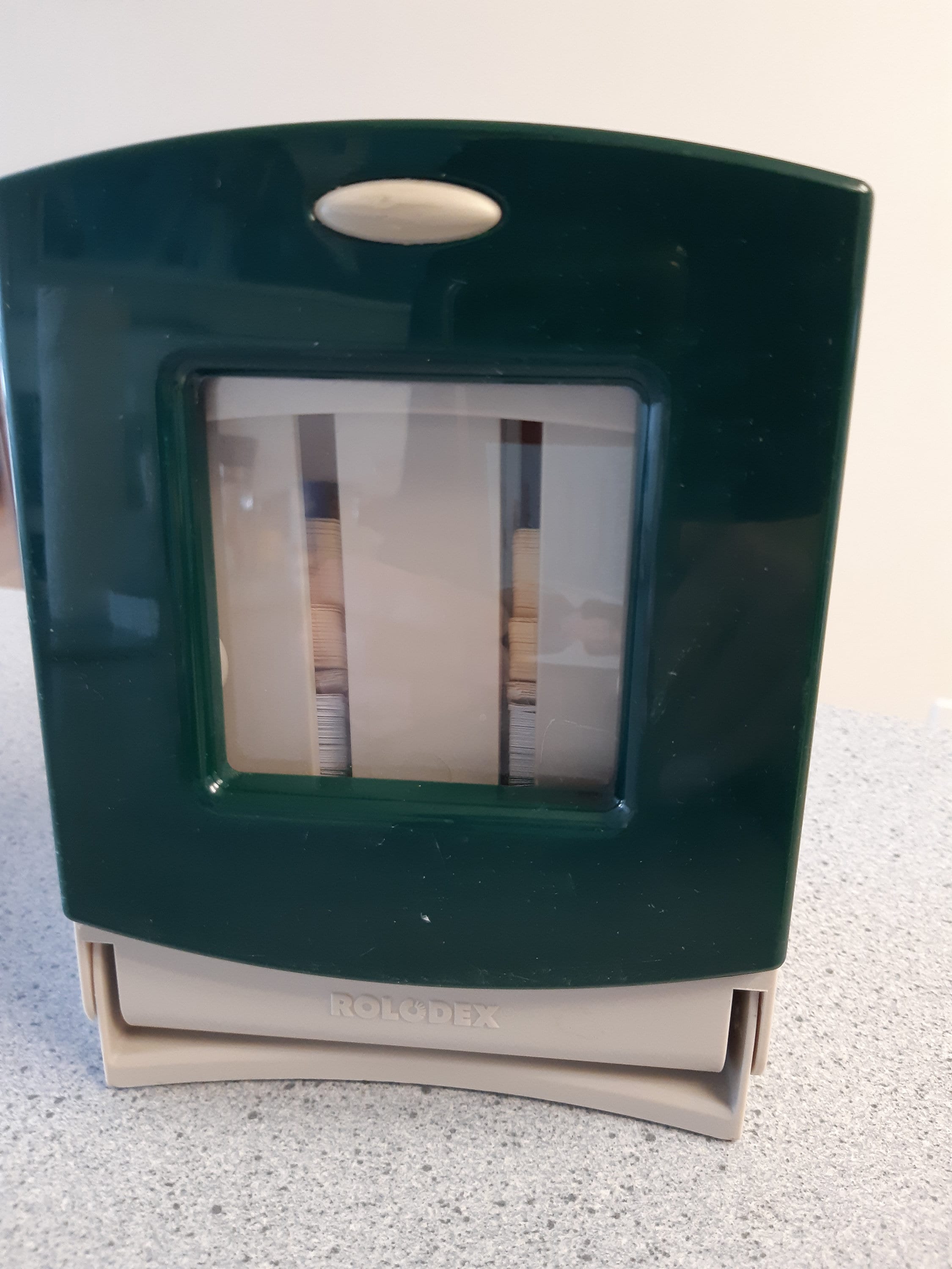 Vintage Rolodex With Photo Frame Card File Model 67379 Includes Blank ...