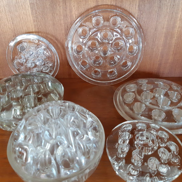 Flower Frogs Glass Etsy