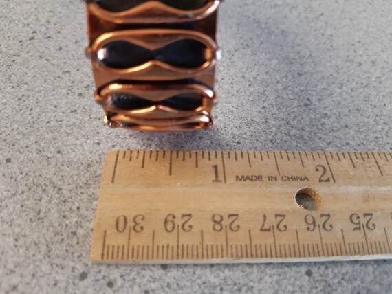 Renoir Copper Cuff Bracelet Mid Century California - image 5