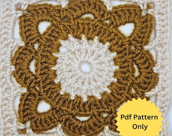 Patrón de ganchillo de cuadrado de la abuela Willow (patrón en PDF)