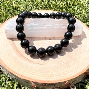 Onyx Macrame Bracelet, Satin Cord, Crystal Bead, Gift, Zodiac, Gemini, Leo