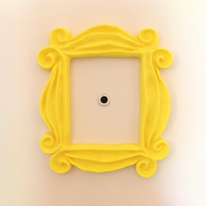 Friends Decor Peephole Frame Gift 6.5"x7.5" Monica Yellow Door TV show decor 3D printed