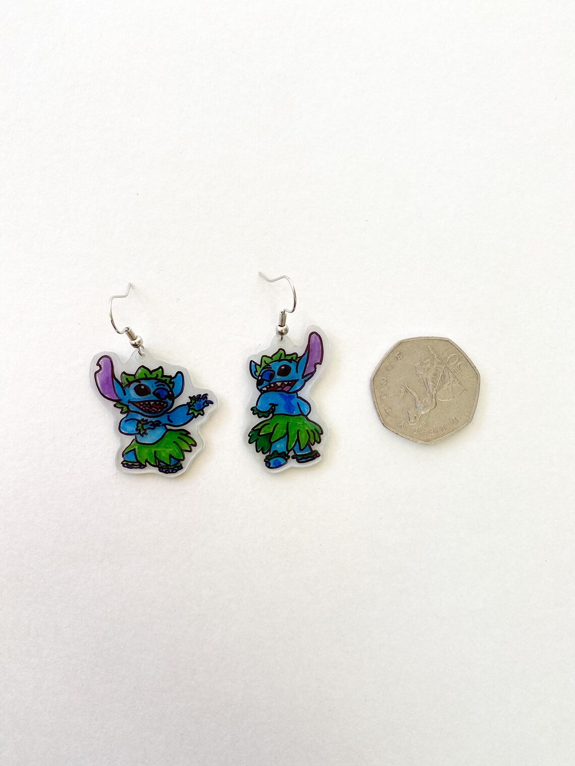HANDMADE Disney's Stitch earrings Etsy
