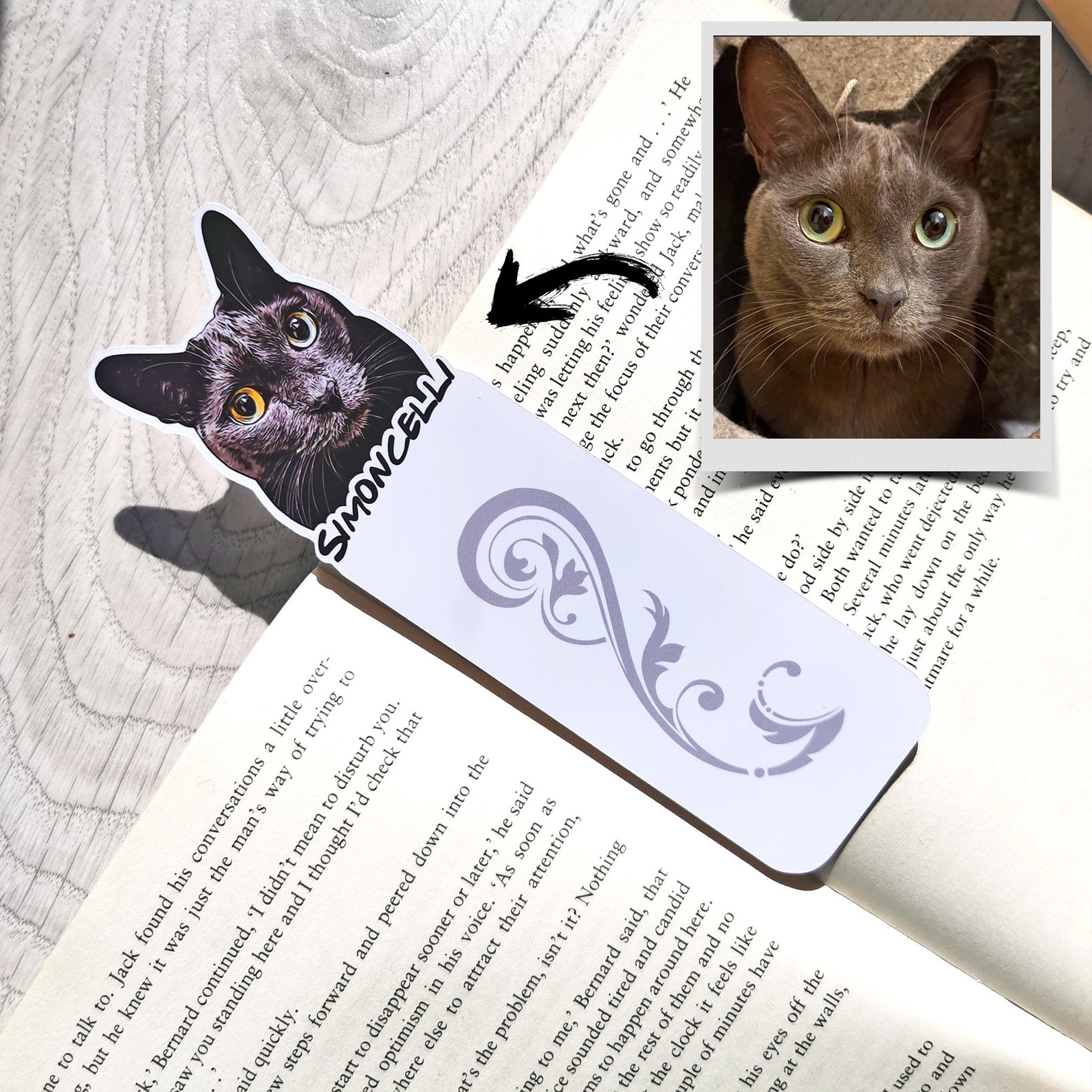 Personalized Gift Bookmark 2 Custom Drawn Pet Bookmarks Etsy UK