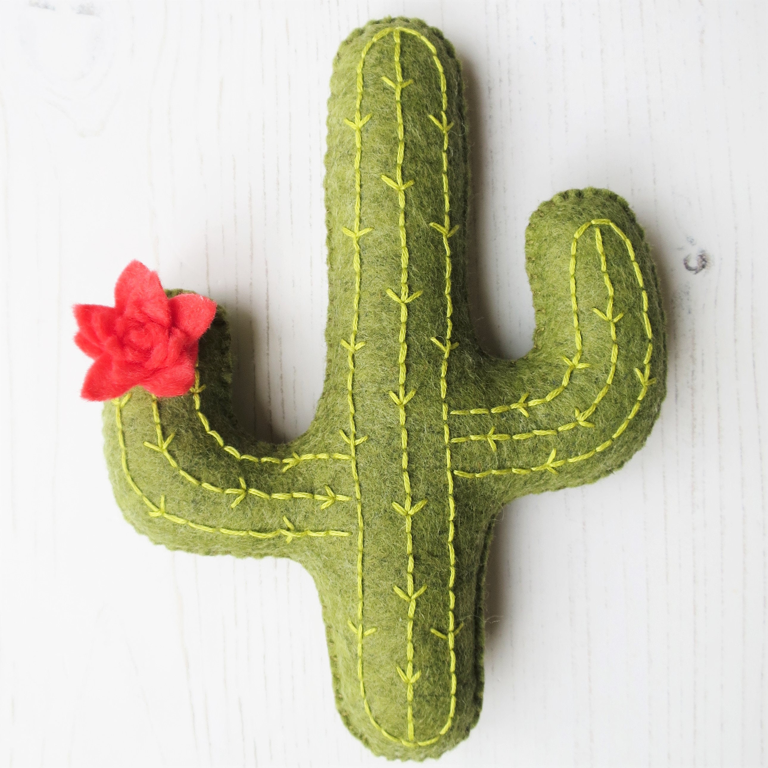 Cactus Felt Craft Pin Cushion Kit – Evanston Stitchworks