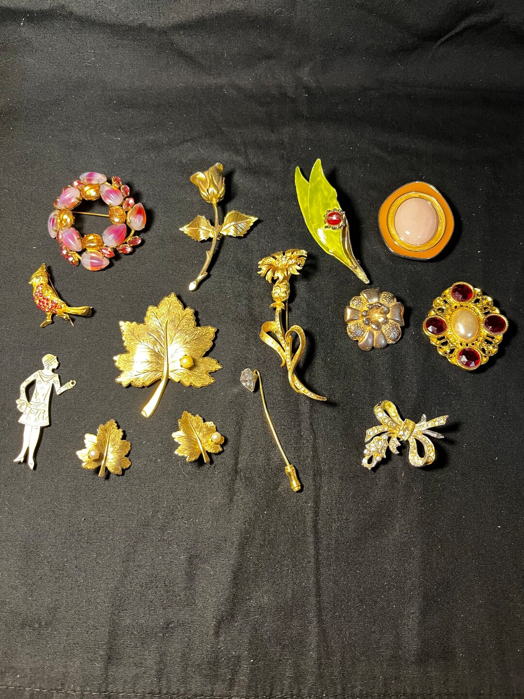 Vintage Brooch Collection Etsy