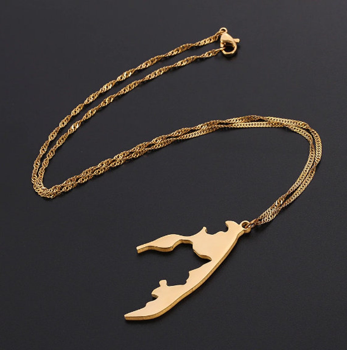 Tamil Eelam Pendant Necklace 5cm gold Etsy