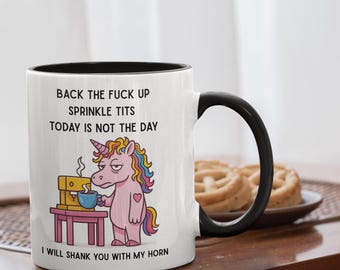 Funny Unicorn Eat A Giant Bag - Shuh Duh Fuh Cup