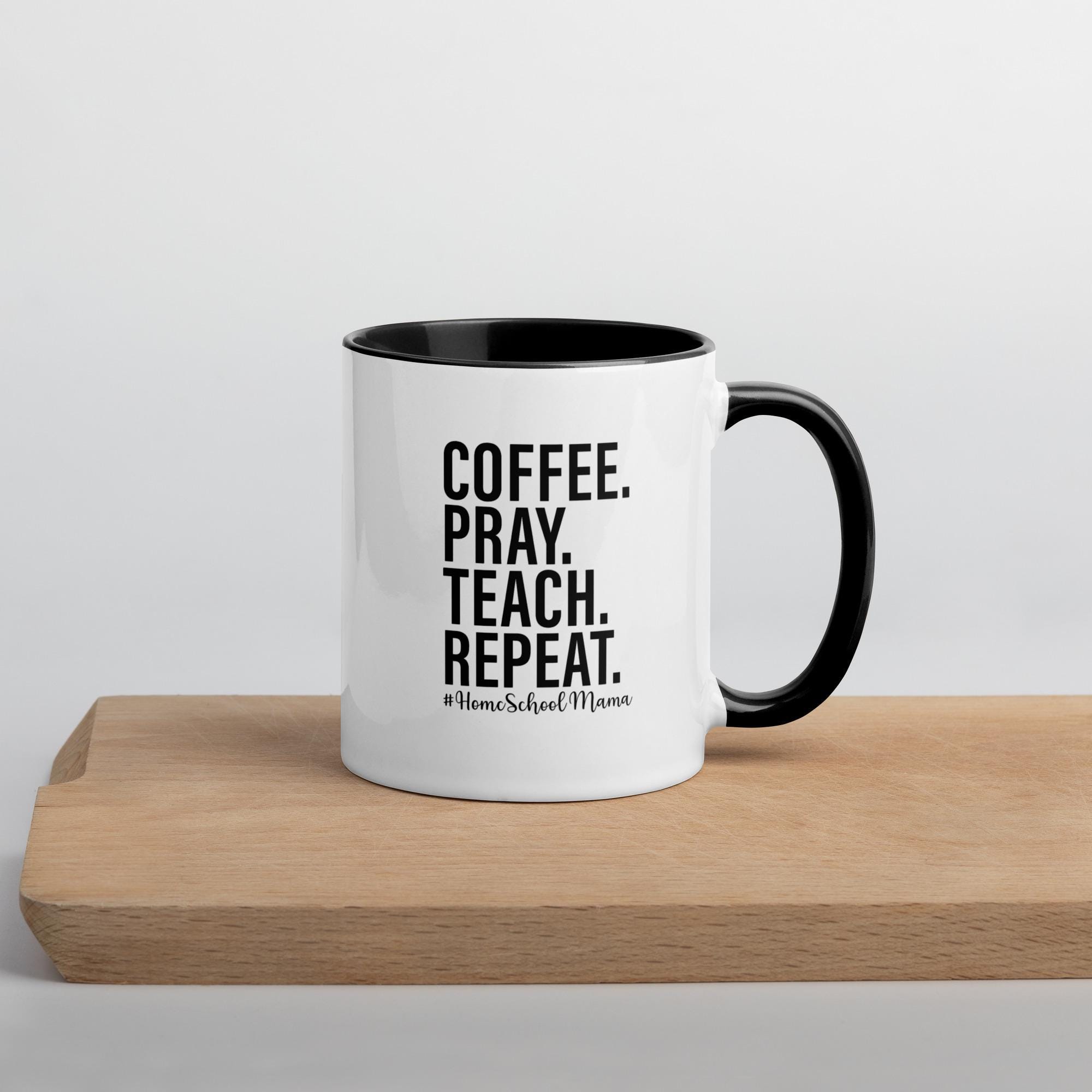 Homeschool Mom Coffee Pray Teach\" Essental T-Shrt For Sale By...