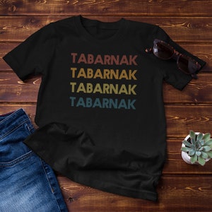 Tabarnak T-Shirt - Retro Vintage Style Quebec Canada Skyline T-Shirt,  Funny Quebec Shirt, Québec Shirt, Canada T-Shirt, Montreal Souvenir