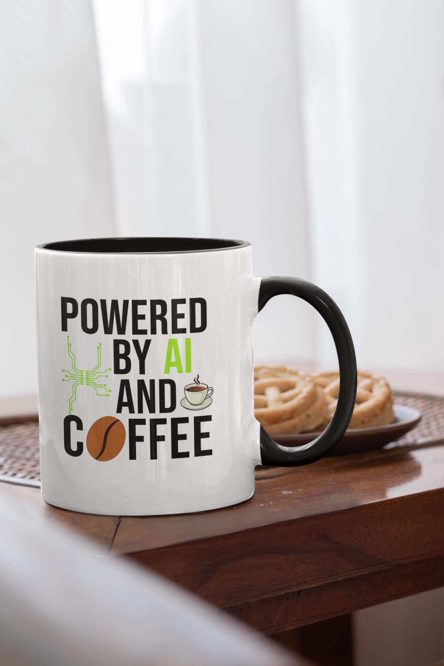Nauniqtee AI Engineer Coffee Mug - Funny Circuit Design Ceramic Cup For Programmers & Developers