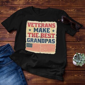 Military Family Veteran Grandpa, My Grandpa Veteran My Hero T-Shirt, Patriotic Veteran Gift, Honoring Veterans, Family Pride Tee