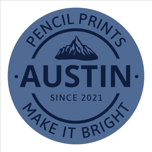 AustinPencilPrints - Etsy