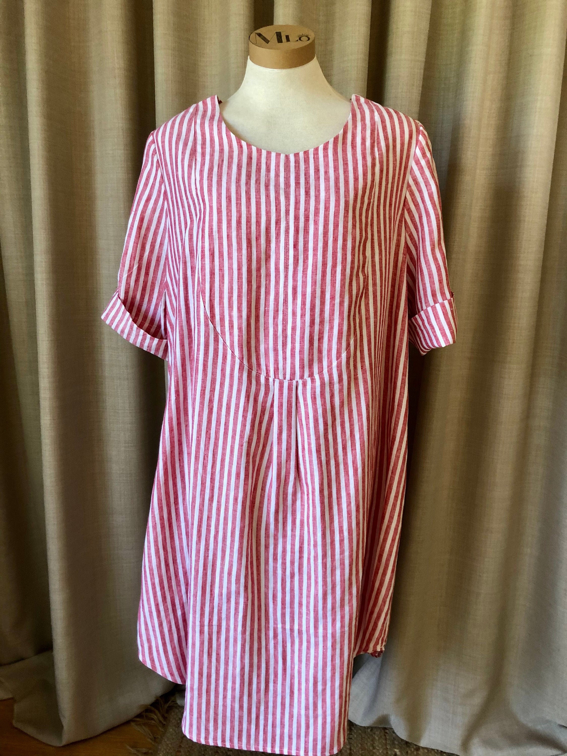 Japanese Linen shirt dress Etsy