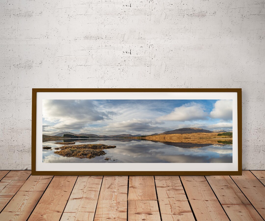 Scottish Highlands Mist - Giclée Framed Print by National Trust