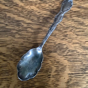 Wm Rogers Extra Plate Silver Plate Sugar Spoon