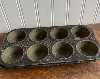 Ekco Muffin Tin 6 Cup Starburst Ovenex