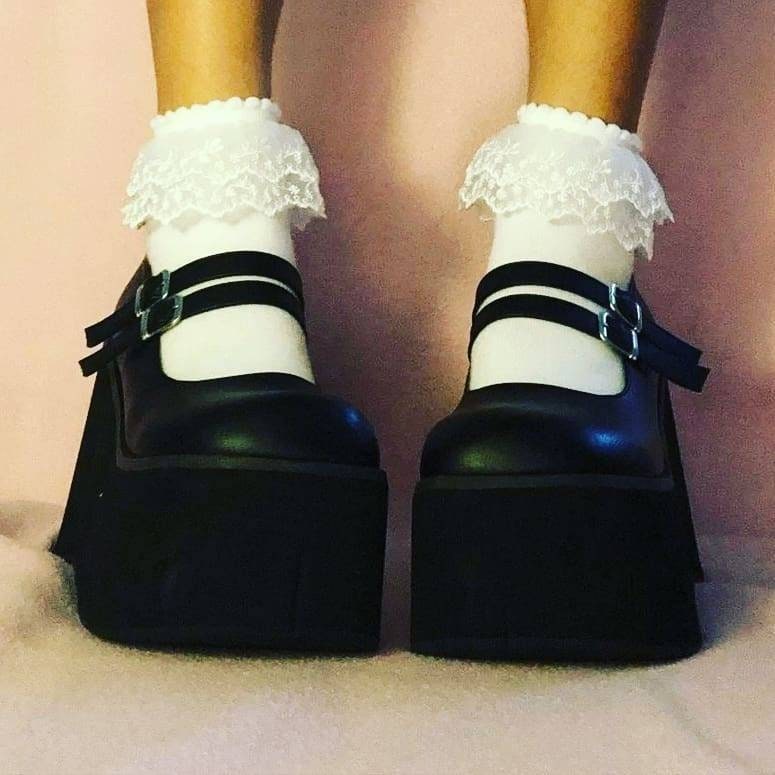 Mary Jane Platforms Ft. She Thicc the Chunky My Tallest Jane - Etsy Canada