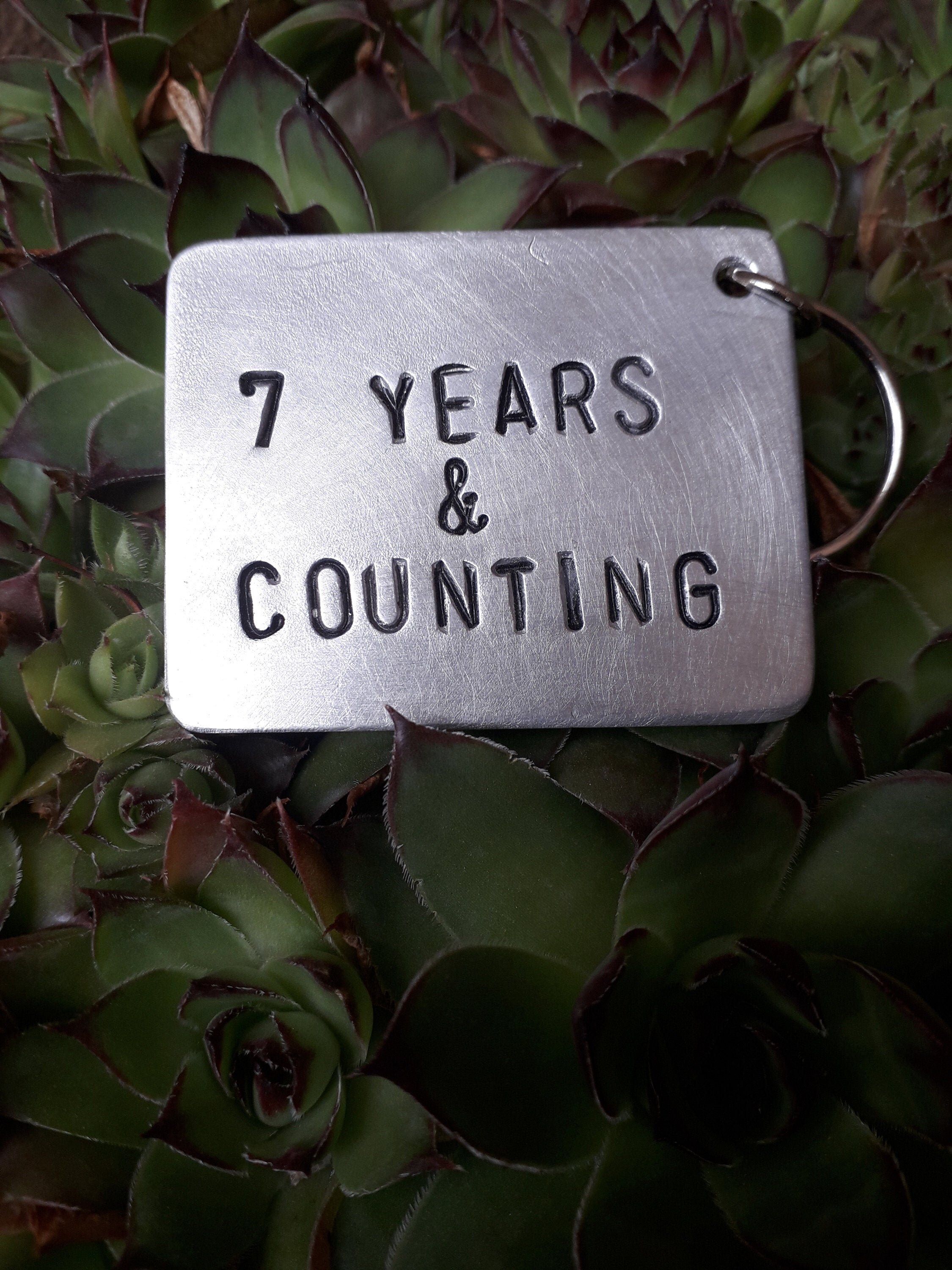 7 Jahre & Zählzeit Verheiratet 7 Jahre Vatertag Meine Etsy