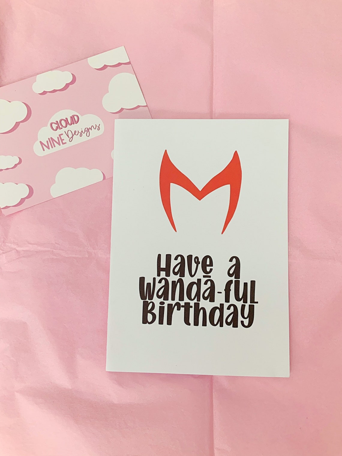Have a Wandaful birthday greetings card Wanda maximoff Etsy