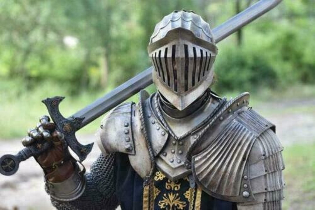 Medieval Larp Armor Dark Souls Inspired Helmet Alva Knight Etsy Ireland