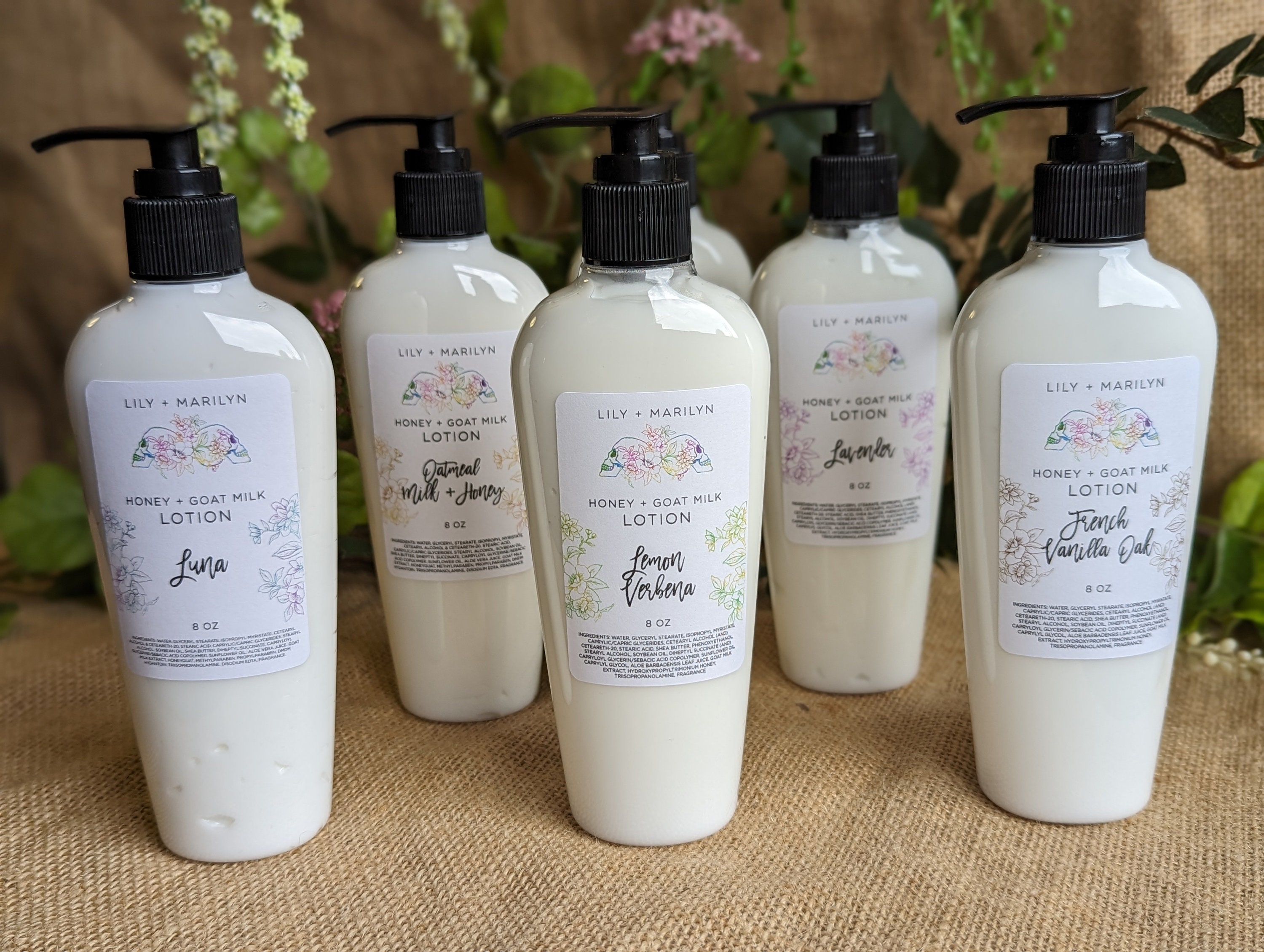 Honey and Goat Milk Lotion - Various Scents 8oz