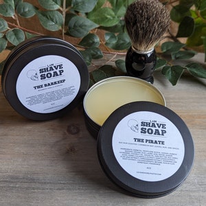 Shave Soap, 4oz - Tin or Bar