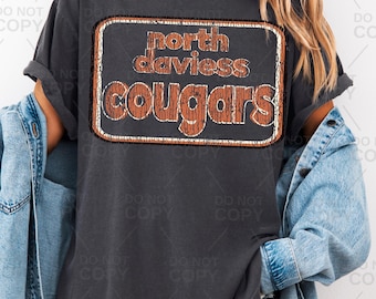 Custom Distressed Retro School Spirit PNG: Personalized Team Design (Digital Download