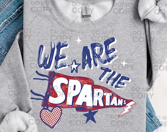 Custom Distressed Retro School Spirit PNG: Personalized Team Design (Digital Download