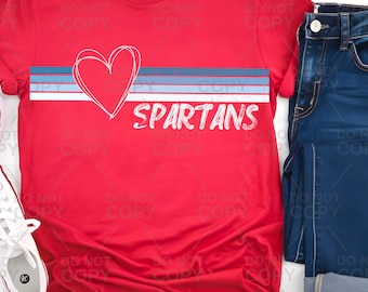 Custom Distressed Retro School Spirit PNG: Personalized Team Design (Digital Download