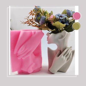 Moule en silicone 3D pour jardinière : moule vase en résine pour béton